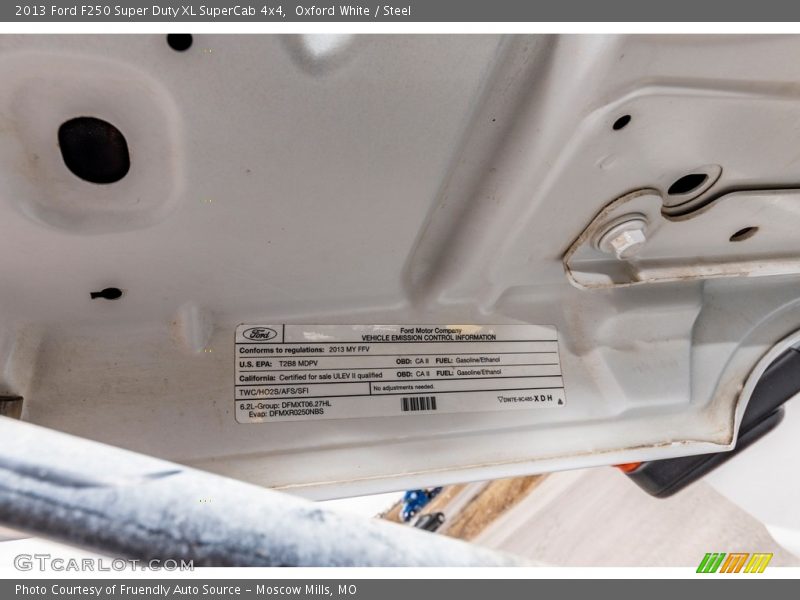 Oxford White / Steel 2013 Ford F250 Super Duty XL SuperCab 4x4