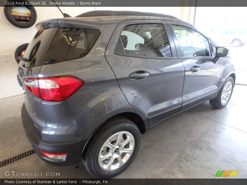 Smoke Metallic / Ebony Black 2019 Ford EcoSport SE