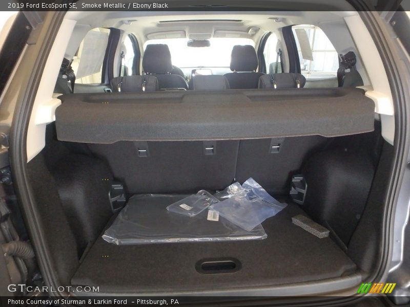 Smoke Metallic / Ebony Black 2019 Ford EcoSport SE