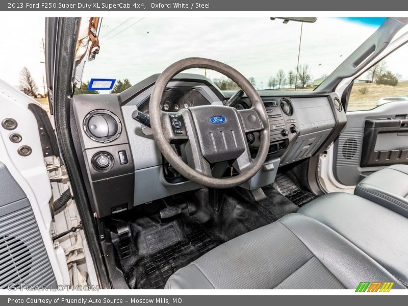 Oxford White / Steel 2013 Ford F250 Super Duty XL SuperCab 4x4