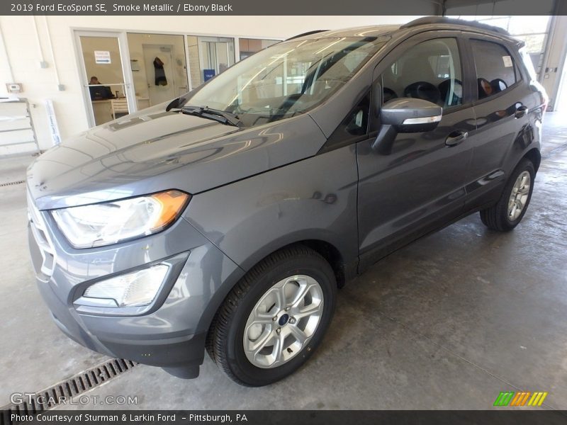 Smoke Metallic / Ebony Black 2019 Ford EcoSport SE