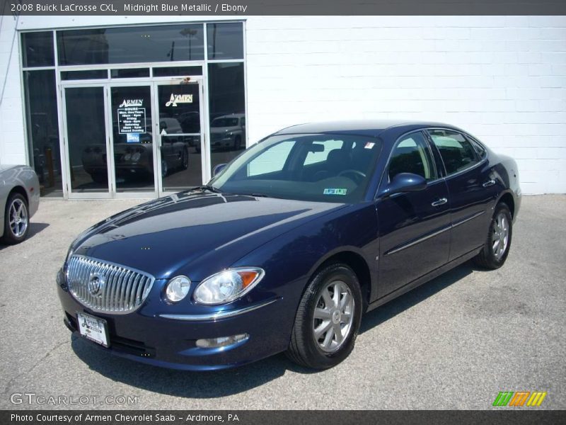 Midnight Blue Metallic / Ebony 2008 Buick LaCrosse CXL