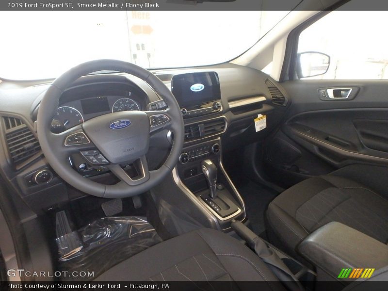 Smoke Metallic / Ebony Black 2019 Ford EcoSport SE