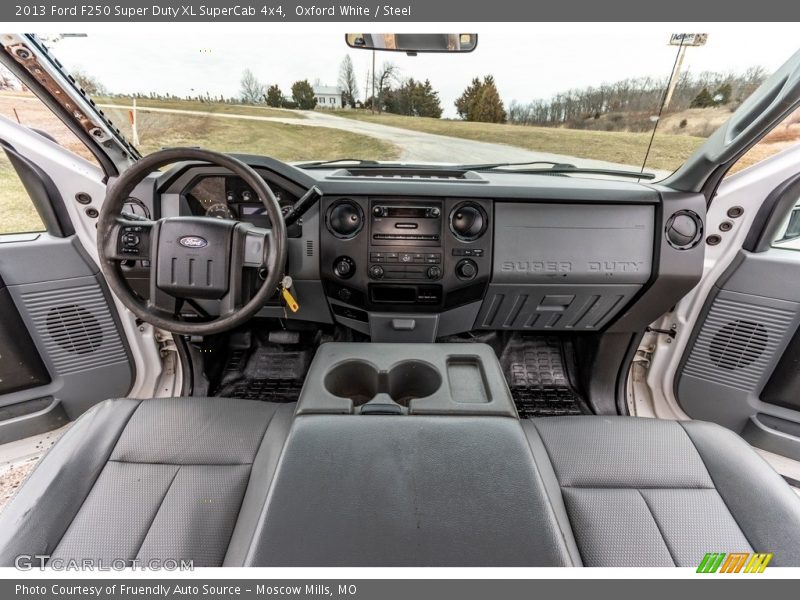 Oxford White / Steel 2013 Ford F250 Super Duty XL SuperCab 4x4