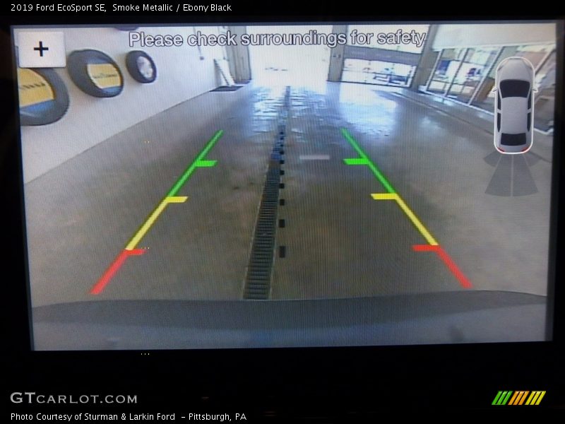Smoke Metallic / Ebony Black 2019 Ford EcoSport SE