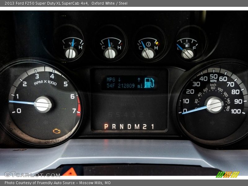 Oxford White / Steel 2013 Ford F250 Super Duty XL SuperCab 4x4