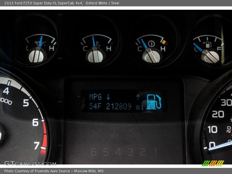 Oxford White / Steel 2013 Ford F250 Super Duty XL SuperCab 4x4