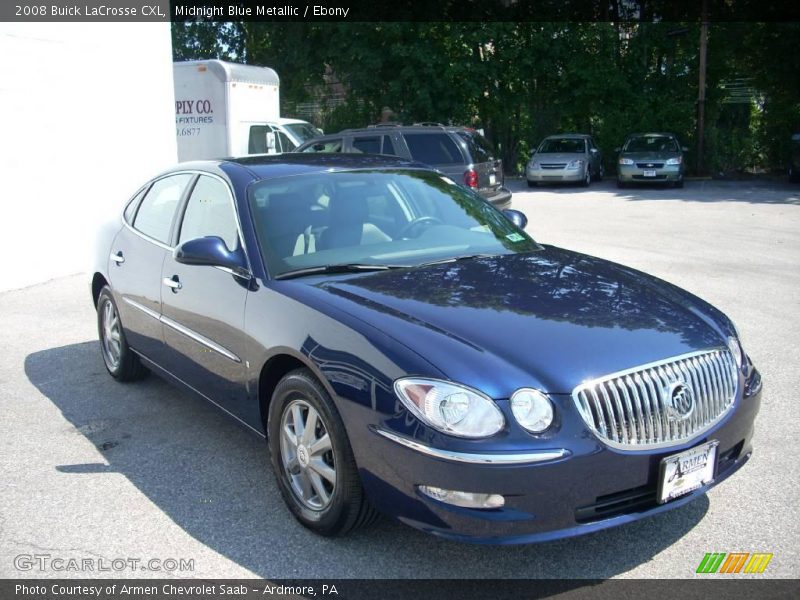 Midnight Blue Metallic / Ebony 2008 Buick LaCrosse CXL