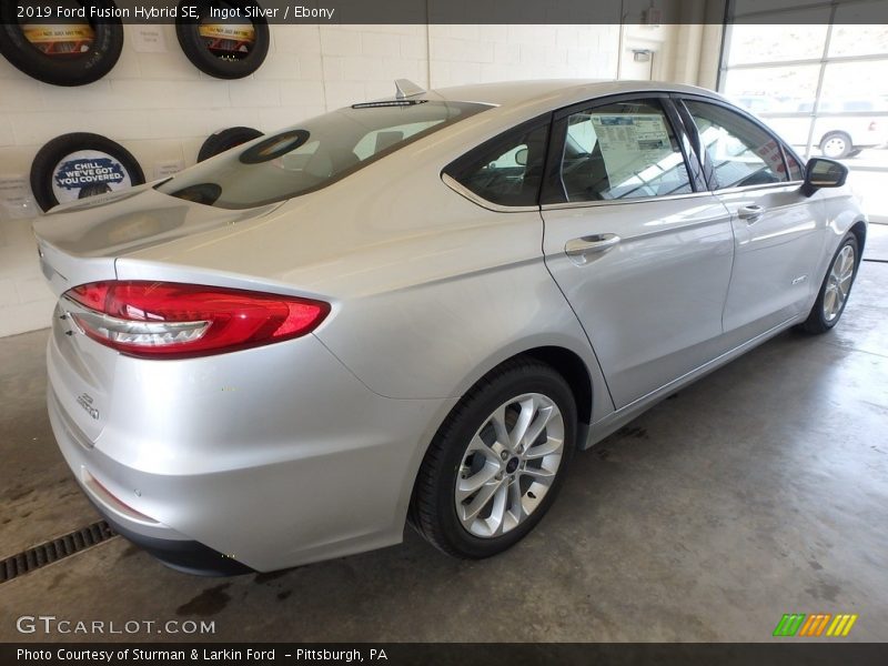 Ingot Silver / Ebony 2019 Ford Fusion Hybrid SE