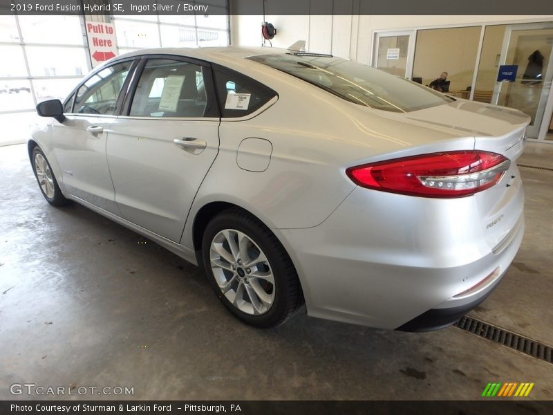Ingot Silver / Ebony 2019 Ford Fusion Hybrid SE