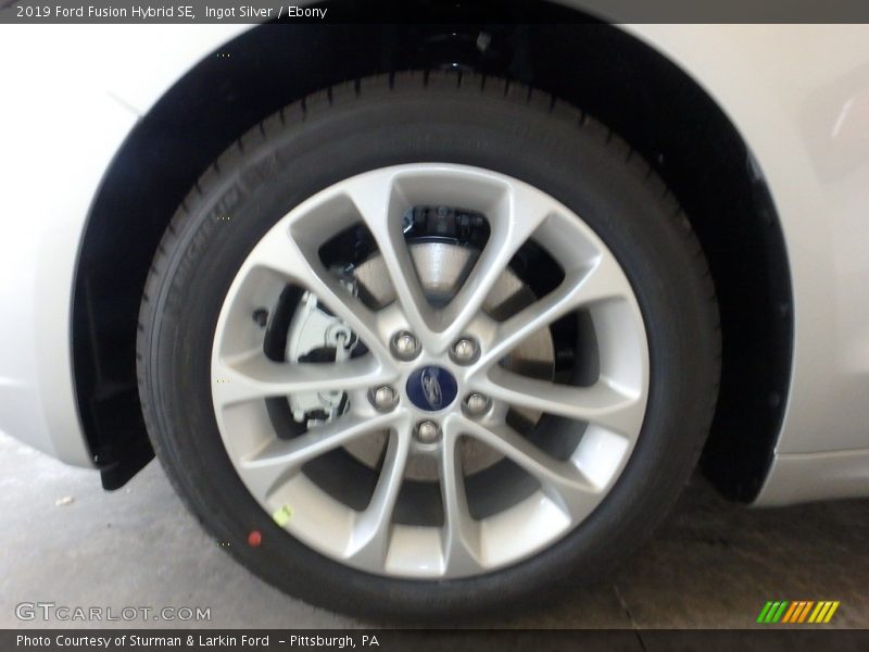 Ingot Silver / Ebony 2019 Ford Fusion Hybrid SE
