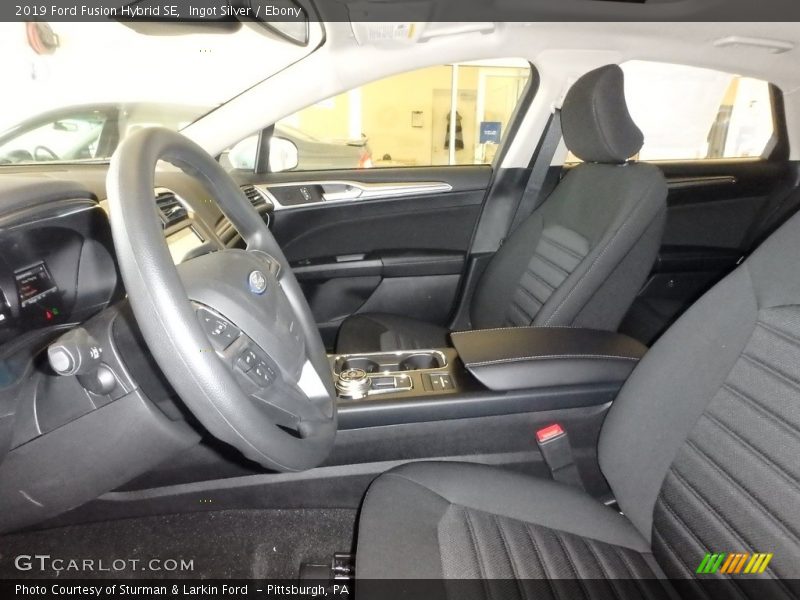 Ingot Silver / Ebony 2019 Ford Fusion Hybrid SE