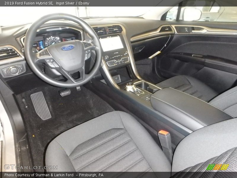 Ingot Silver / Ebony 2019 Ford Fusion Hybrid SE
