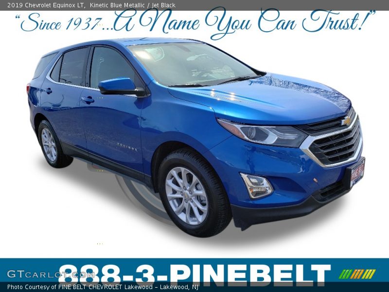 Kinetic Blue Metallic / Jet Black 2019 Chevrolet Equinox LT