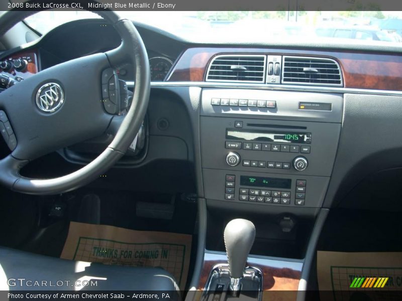 Midnight Blue Metallic / Ebony 2008 Buick LaCrosse CXL