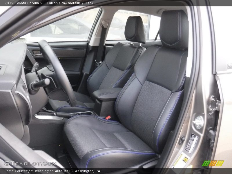 Falcon Gray metallic / Black 2019 Toyota Corolla SE