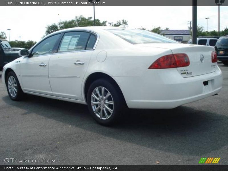 White Diamond Tri-coat / Titanium 2009 Buick Lucerne CXL