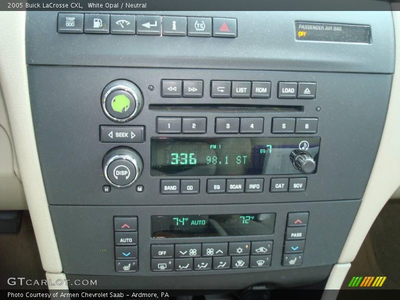 White Opal / Neutral 2005 Buick LaCrosse CXL