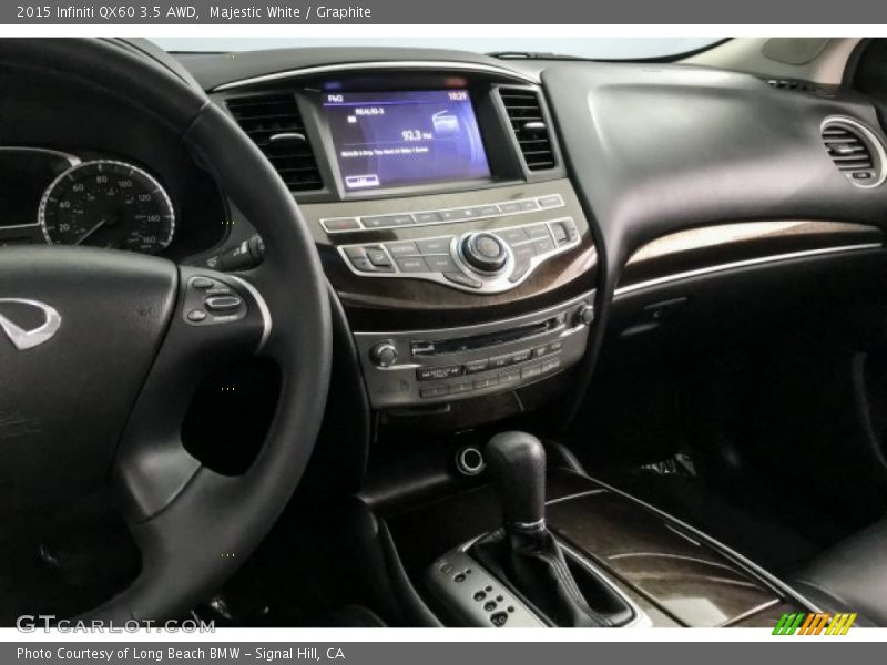 Majestic White / Graphite 2015 Infiniti QX60 3.5 AWD