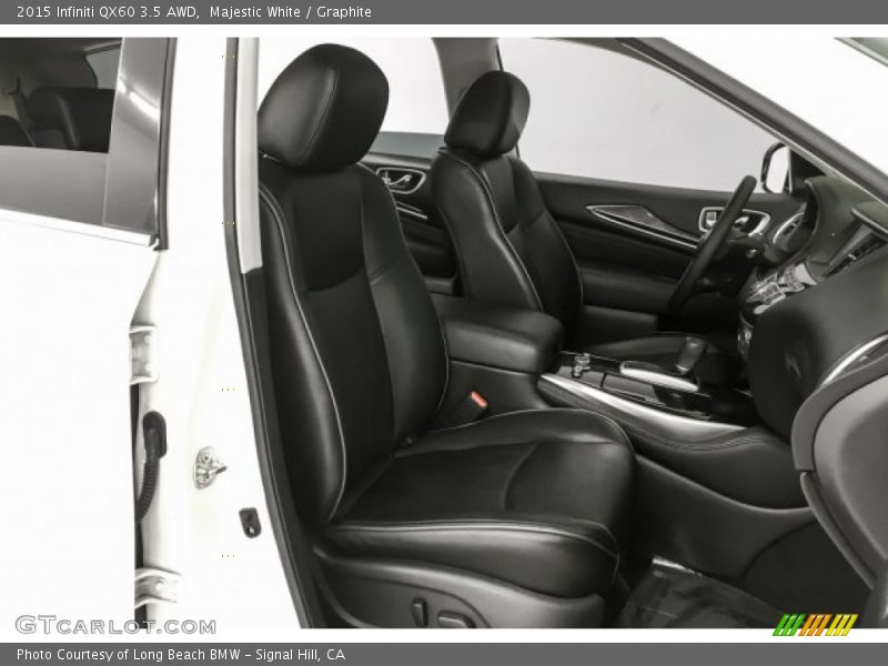 Majestic White / Graphite 2015 Infiniti QX60 3.5 AWD
