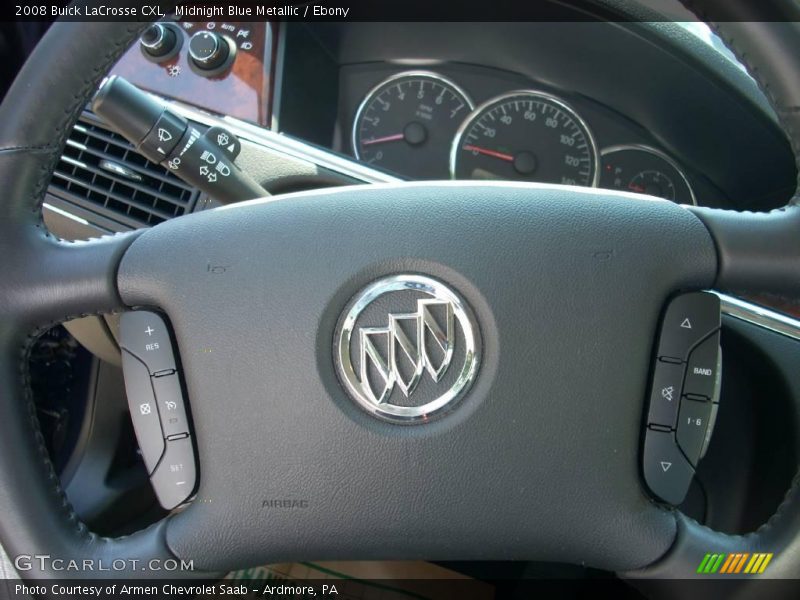 Midnight Blue Metallic / Ebony 2008 Buick LaCrosse CXL