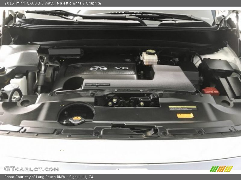 Majestic White / Graphite 2015 Infiniti QX60 3.5 AWD
