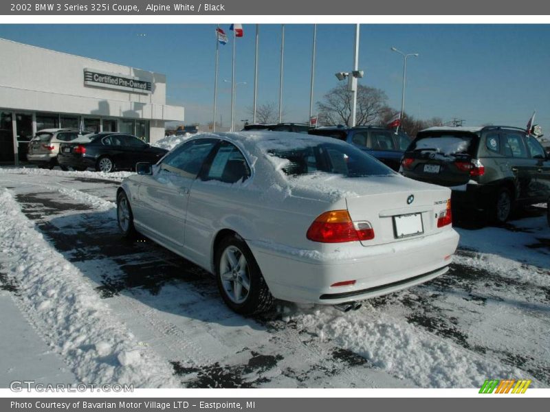 Alpine White / Black 2002 BMW 3 Series 325i Coupe