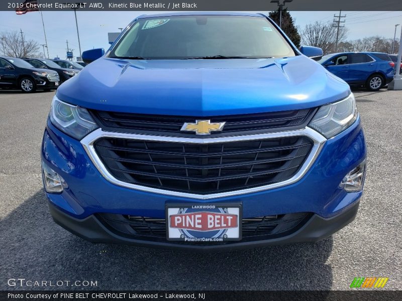 Kinetic Blue Metallic / Jet Black 2019 Chevrolet Equinox LT AWD