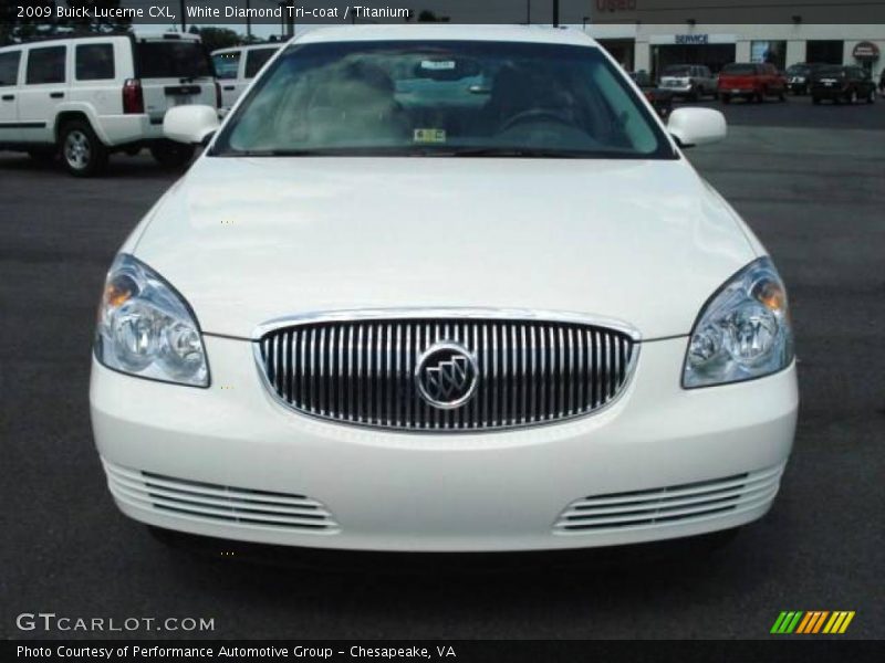 White Diamond Tri-coat / Titanium 2009 Buick Lucerne CXL