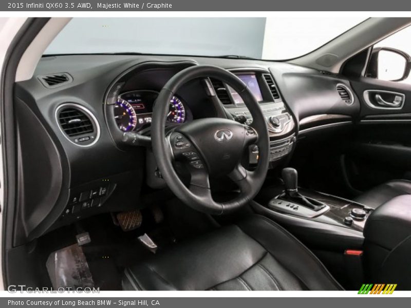 Majestic White / Graphite 2015 Infiniti QX60 3.5 AWD
