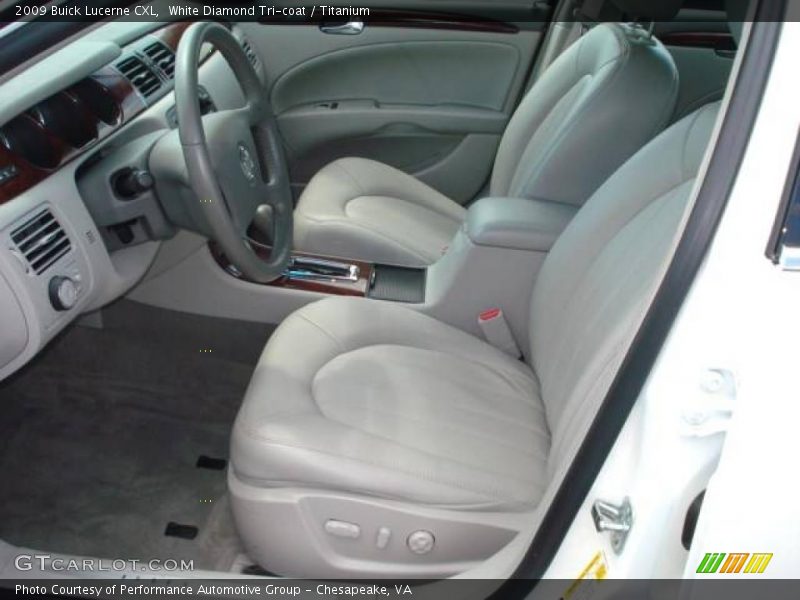 White Diamond Tri-coat / Titanium 2009 Buick Lucerne CXL