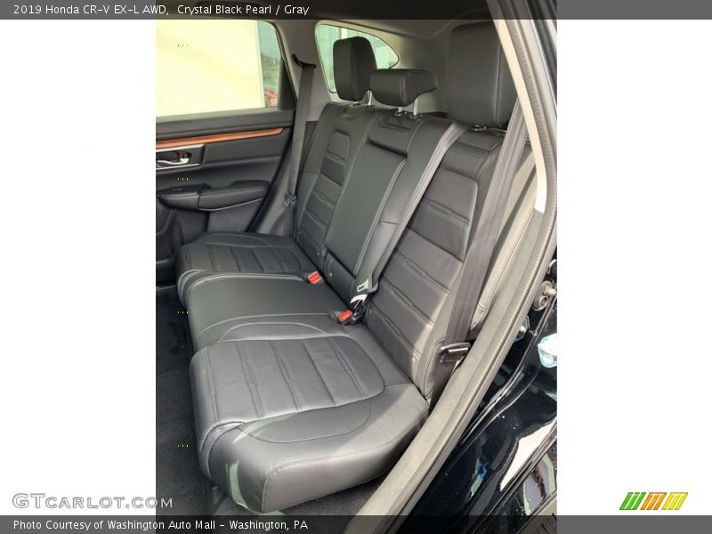 Crystal Black Pearl / Gray 2019 Honda CR-V EX-L AWD