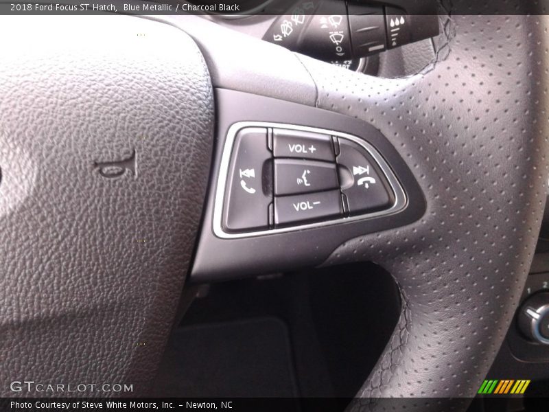 Blue Metallic / Charcoal Black 2018 Ford Focus ST Hatch