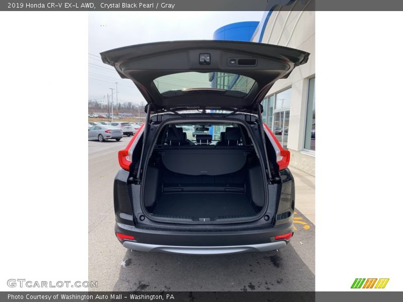 Crystal Black Pearl / Gray 2019 Honda CR-V EX-L AWD