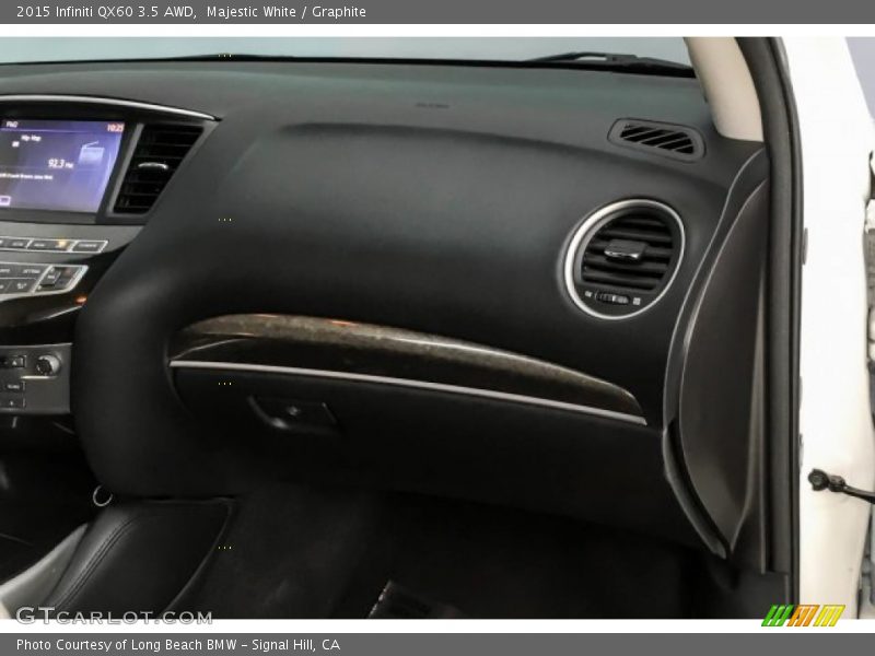 Majestic White / Graphite 2015 Infiniti QX60 3.5 AWD
