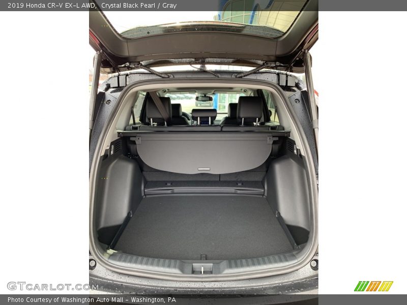 Crystal Black Pearl / Gray 2019 Honda CR-V EX-L AWD