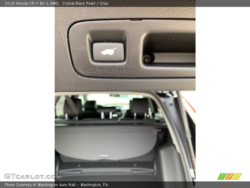 Crystal Black Pearl / Gray 2019 Honda CR-V EX-L AWD