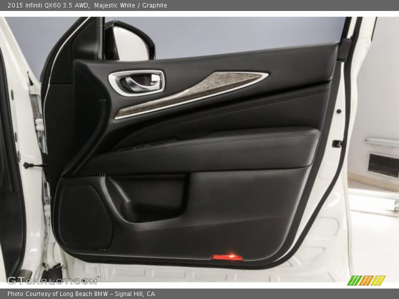 Majestic White / Graphite 2015 Infiniti QX60 3.5 AWD
