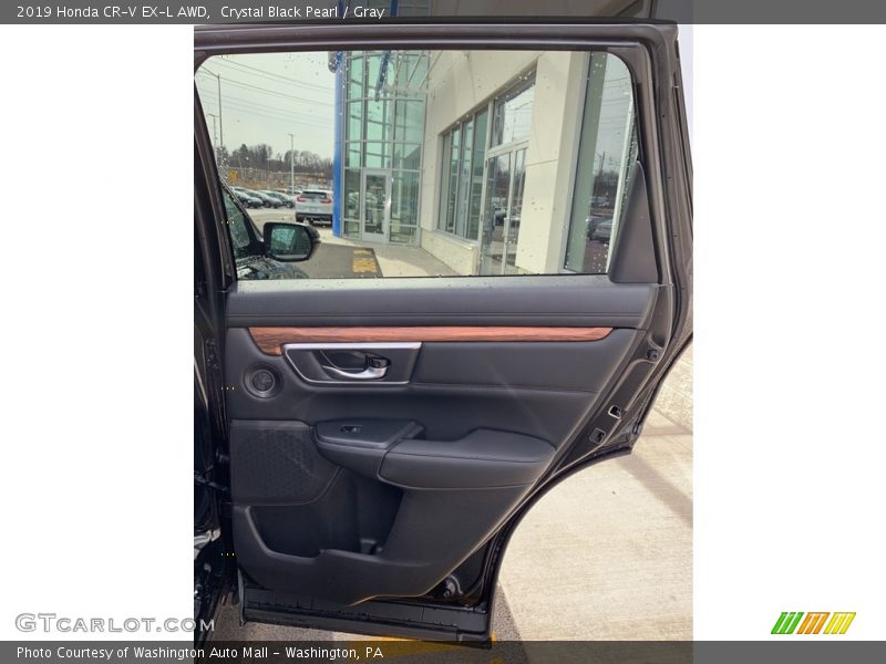 Crystal Black Pearl / Gray 2019 Honda CR-V EX-L AWD