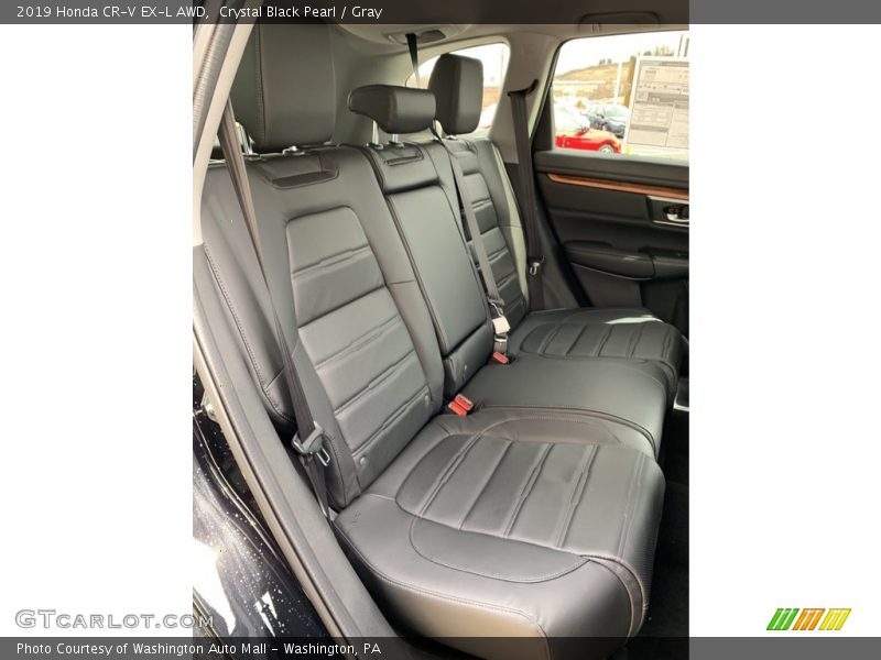 Crystal Black Pearl / Gray 2019 Honda CR-V EX-L AWD