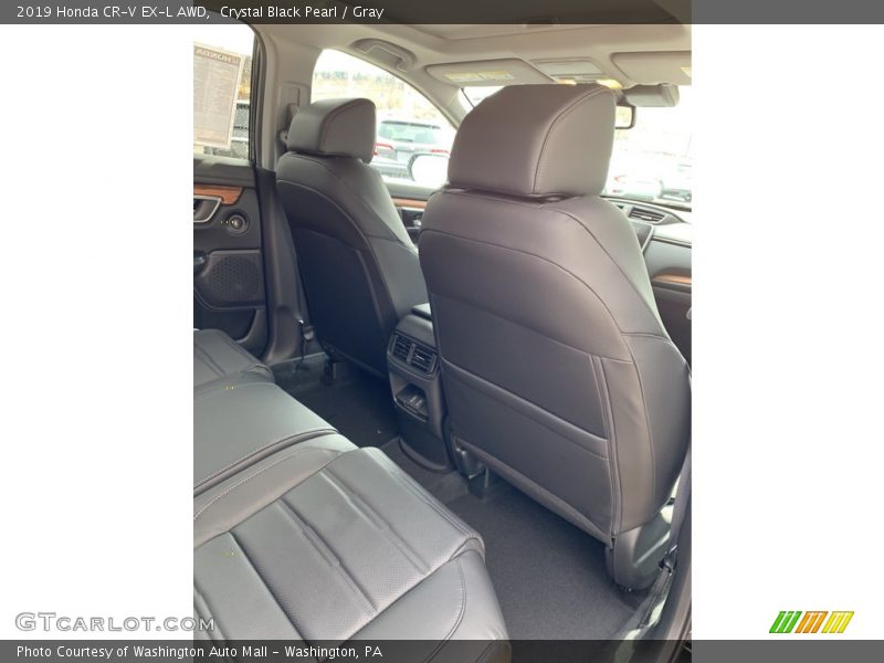 Crystal Black Pearl / Gray 2019 Honda CR-V EX-L AWD