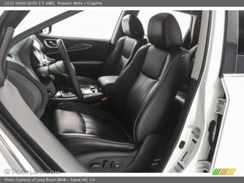 Majestic White / Graphite 2015 Infiniti QX60 3.5 AWD