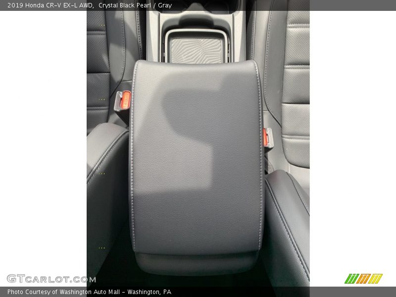 Crystal Black Pearl / Gray 2019 Honda CR-V EX-L AWD