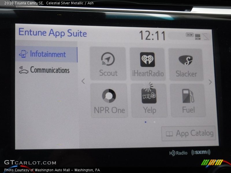 Celestial Silver Metallic / Ash 2018 Toyota Camry SE