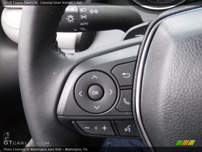 Celestial Silver Metallic / Ash 2018 Toyota Camry SE