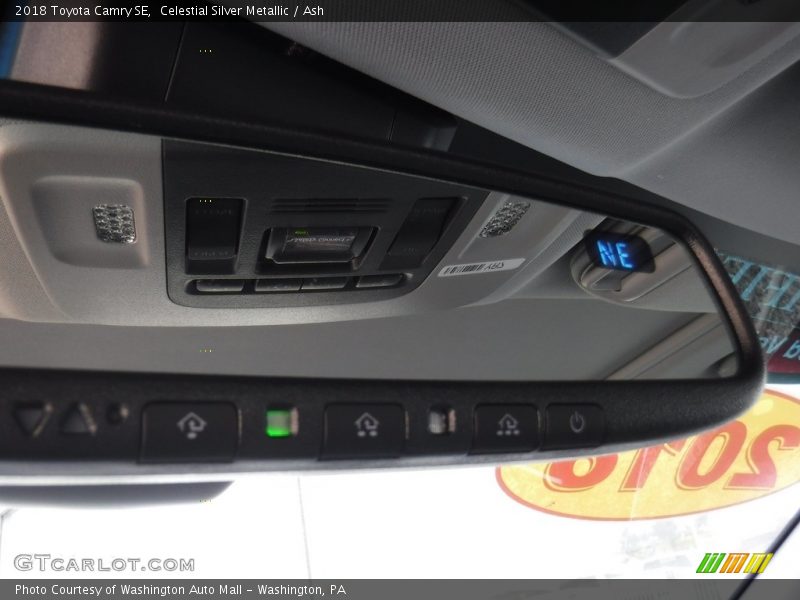 Celestial Silver Metallic / Ash 2018 Toyota Camry SE