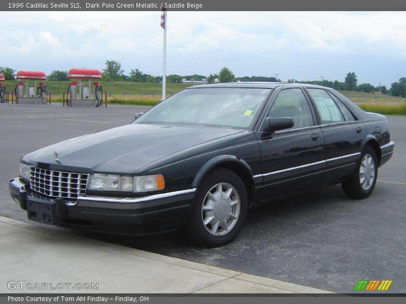 Dark Polo Green Metallic / Saddle Beige 1996 Cadillac Seville SLS