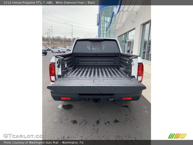 White Diamond Pearl / Black 2019 Honda Ridgeline RTL-T AWD