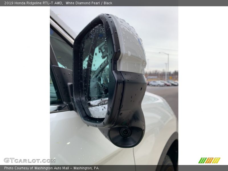 White Diamond Pearl / Black 2019 Honda Ridgeline RTL-T AWD