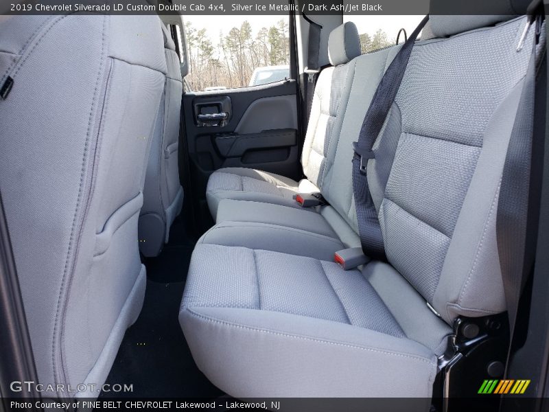 Silver Ice Metallic / Dark Ash/Jet Black 2019 Chevrolet Silverado LD Custom Double Cab 4x4